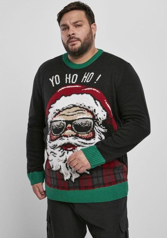 Urban Classics - Ho Ho Ho Sweater/trui - Zwart