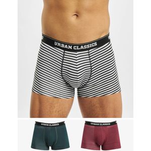 Urban Classics - Boxershorts - Gestreept - Katoen/Elastaan - Verpakking van 3