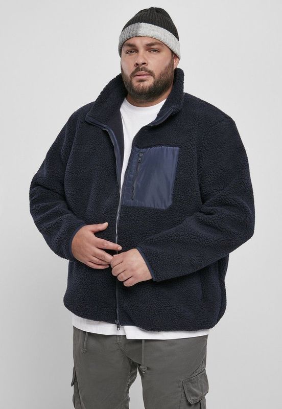 Urban Classics - Sherpa Jacket - S - Blauw