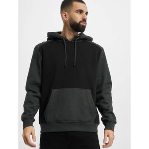 Urban Classics - 2-Tone Raglan Hoodie/trui - Zwart/Grijs
