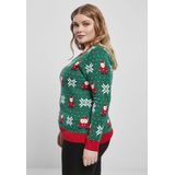 Urban Classics - Santa Christmas - Dames Sweatshirt - Rood - 100% Polyacryl