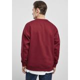Urban Classics - College Print Crew Sweatshirt - Kokosmelk - Katoenfleece - Casual
