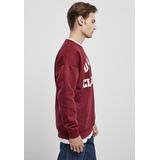 Urban Classics - College Print Crew Sweatshirt - Kokosmelk - Katoenfleece - Casual
