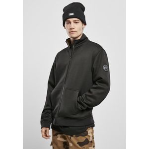 Urban Classics - Teddy Bonded - Jas - Zwart - Viscose met Elastaan, Fleece Gebonden met Teddy, 550 GSM