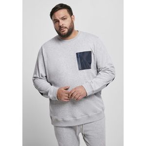 URBAN CLASSICS Rundhalspullover "Urban Classics Herren Military Crew", (1 tlg.)