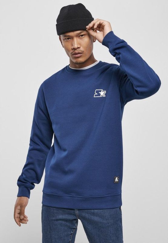 Starter - Small Logo Crew Sweatshirt - Zwart - Katoen/Polyester