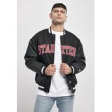 Starter - Starter Team Jas - Zwart - Polyester - Casual Stijl