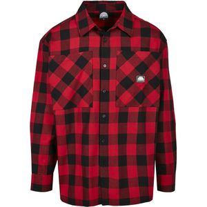 Overhemd - Ruit - Katoen - Lange Mouw - Normale Pasvorm