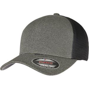 Flexfit Uniseks baseballpet, effen, fitted cap voor mannen en vrouwen, in 2 kleuren, maten S/M en L/XL, olijf/zwart, L/XL