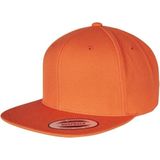 Flexfit Unisex Classic Snapback Cap, dames en heren, verkrijgbaar in meer dan 20 kleuren, eenheidsmaat, oranje, Eén maat