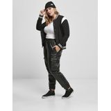Urban Classics - Faux Leather Cargobroek - Zwart