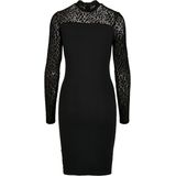 Urban Classics - Turtleneck Jurk - Tartan - Stretch Jersey