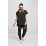 Urban Classics - Tech Mesh Rib Legging   Zwart