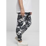 Urban Classics - Tie Dye Legging - Zwart/Wit