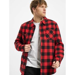 Urban Classics - Overhemd - Rood en Zwart - Herenoverhemd