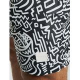 Urban Classics Zwembroek voor heren, met patroon, verkrijgbaar in vele kleurvarianten, maten XS-6XL, Signs Aop, S