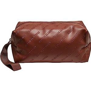 Urban Classics Unisex Imitatie Leather Cosmetic Pouch Accessoire, Brown, One Size