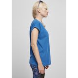 Urban Classics - Extended Shoulder Dames T-shirt - Blauw