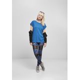 Urban Classics - Extended Shoulder Dames T-shirt - Blauw