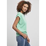 Urban Classics - Extended Shoulder Dames T-shirt - Turquoise