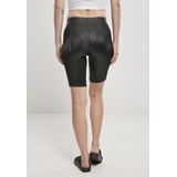 Urban Classics - Imitation Leather Korte cycle broek - Zwart