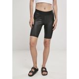 Urban Classics - Imitation Leather Korte cycle broek - Zwart