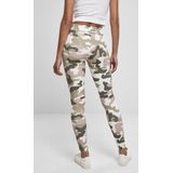 Urban Classics - Camo Tech Mesh Legging - Sportbroek - Duskrose Camo - Dames