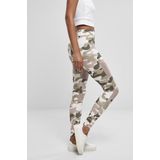 Urban Classics - Camo Tech Mesh Legging - Sportbroek - Duskrose Camo - Dames