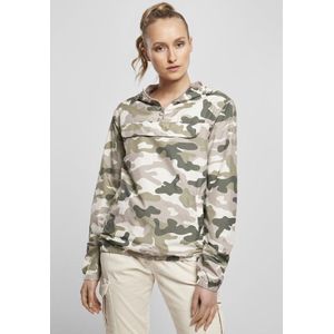 URBAN CLASSICS Windbreaker "Urban Classics Damen Ladies Camo Pull Over Jacket", (1 St.), mit Kapuze