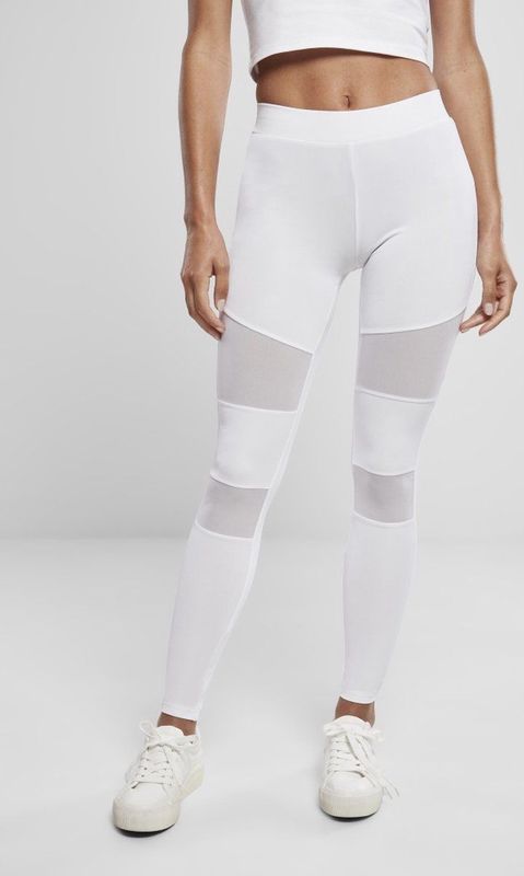 Urban Classics - Tech Mesh Sportlegging - Wit