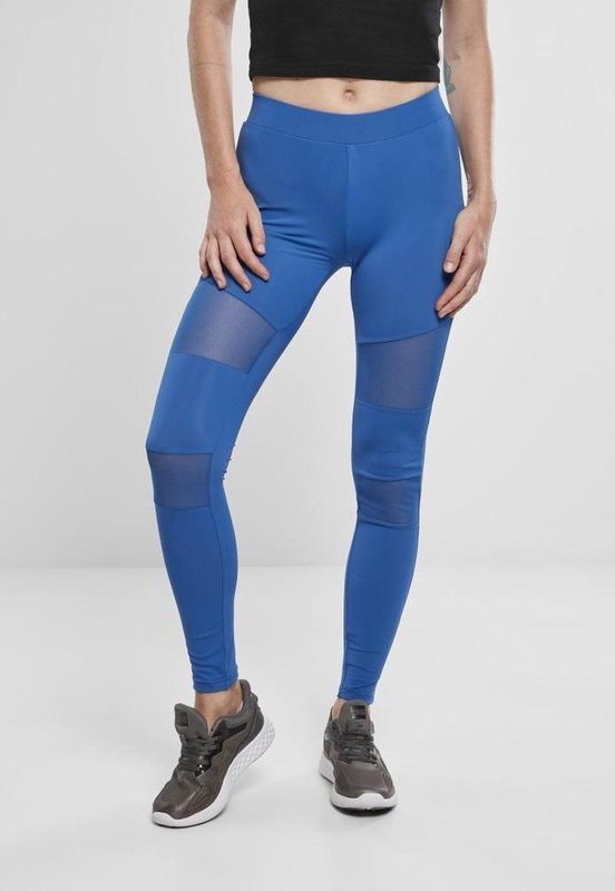 Urban Classics - Tech Mesh Sportlegging - Blauw