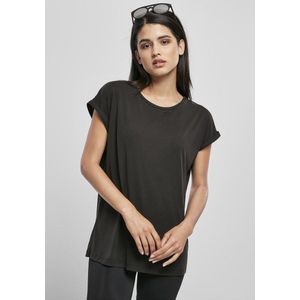 Urban Classics - Extended Shoulder Dames T-shirt - Zwart