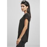 Urban Classics - Extended Shoulder Dames T-shirt - Zwart