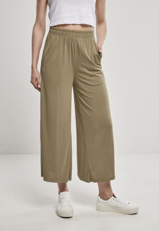 Urban Classics - Damesbroek - Culottes - Zacht - Elastische Tailleband