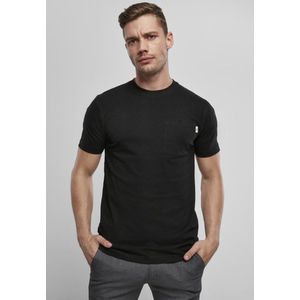 Urban Classics - Organic Cotton Basic Pocket Heren T-shirt Zwart
