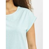 Urban Classics - Extended Shoulder Tee - T-shirt - Aqua Melange - Katoen