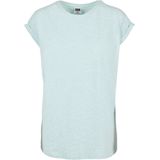 Urban Classics - Extended Shoulder Tee - T-shirt - Aqua Melange - Katoen