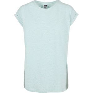 Urban Classics - Extended Shoulder Tee - T-shirt - Aqua Melange - Katoen