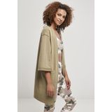 Urban Classics - Oversized Terry Cardigan - Kaki - Katoen en Polyester