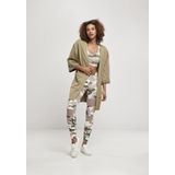 Urban Classics - Oversized Terry Cardigan - Kaki - Katoen en Polyester