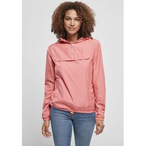 Urban Classics - Windbreaker - Roze - Capuchon - Dames
