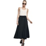 Urban Classics - Midi Skirt - Rok - Zwart - 100% Viscose