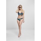 Urban Classics - Dames Bikini - All-Over Print - Tweedelig - Wikkeltop