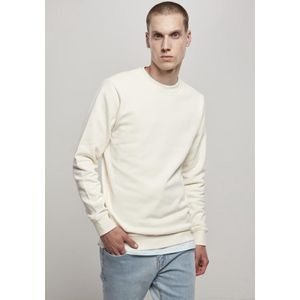 Urban Classics - Organic Basic Crew Sweater/trui - M - Creme
