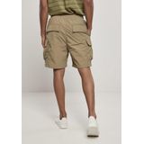 Urban Classics - Cargo Shorts - Kaki - Nylon - Met Opgestikte Zakken
