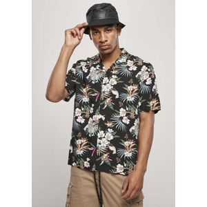 Urban Classics - AOP Resort Shirt - Floral Print - Viscose - Regular Fit