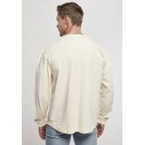 Urban Classics - Organic Cotton Short Curved Oversized Longsleeve shirt - Creme