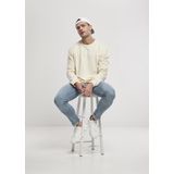 Urban Classics - Organic Cotton Short Curved Oversized Longsleeve shirt - Creme