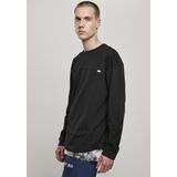 Urban Classics - Organic Cotton Short Curved Oversized Longsleeve shirt Zwart