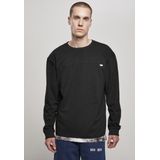 Urban Classics - Organic Cotton Short Curved Oversized Longsleeve shirt Zwart